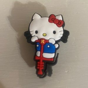 New.  Hello Kitty.  Croc charm.
